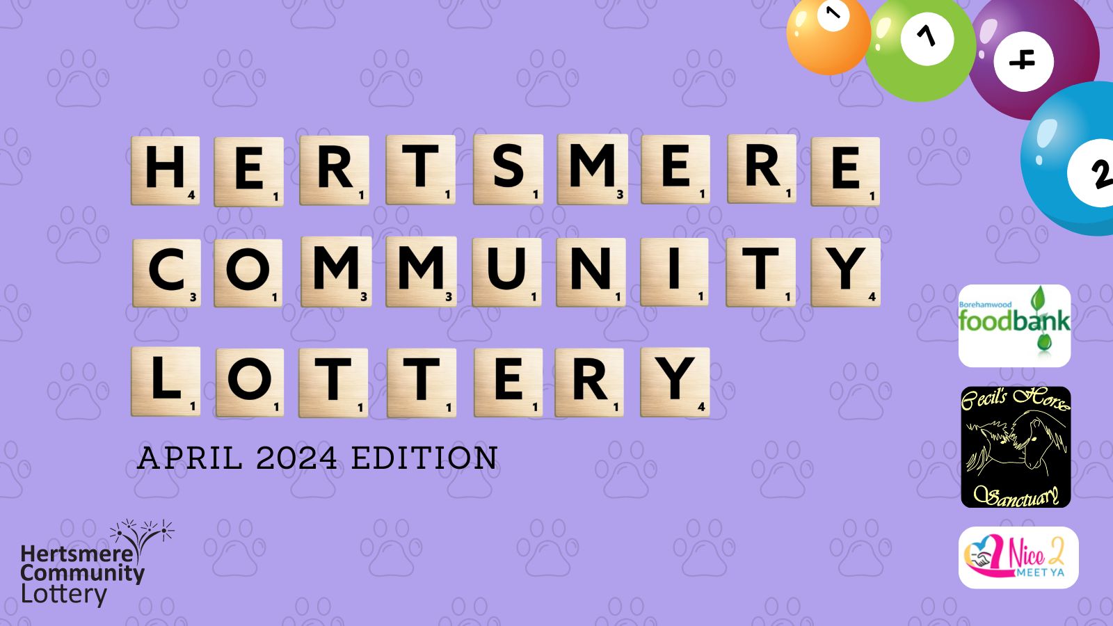 Hertsmere Community Lottery April News Article